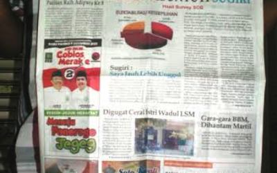 Pasang Iklan di Koran Ponorogo, Paslon Nomor 2 Bisa Terancam