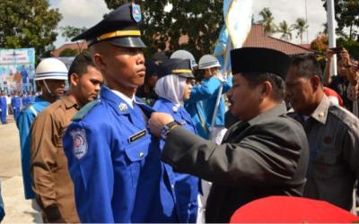 Bupati Lantik Taruna Angkatan XIII Pelayaran