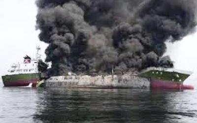 Kamar Mesin Meledak, Tanker Pertamina Terbakar