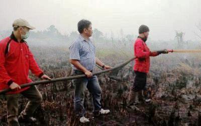 Legiman; PT LIH Padamkan Kebakaran Lahan Pakai Alat Canggih