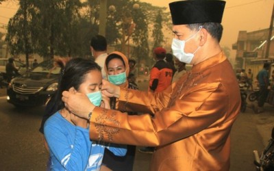 Akibat Kabut Asap, Udara di Jambi Hari ini Beracun