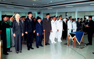 Pemko Pekanbaru Lantik 47 Pejabat Esalon III dan IV