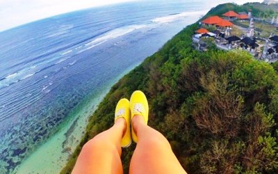 Bukit Timbis, Surganya Para Gliding di Bali
