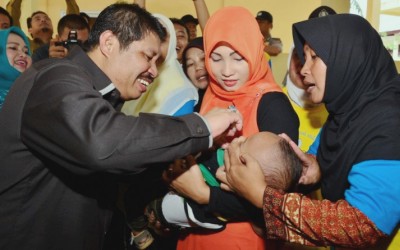 Bengkalis Terbaik Laksanakan PIN Polio di Riau
