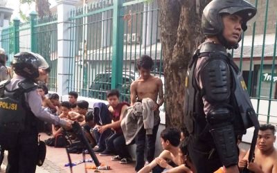 The Jakmania Rusuh yang Ditangkap Belum Dipulangkan