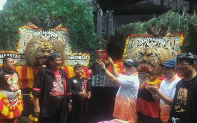 Melihat Reyog Ponorogo di Kemeriahan HUT Sucopindo