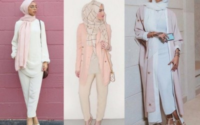 6 Busana Lebaran Feminin Nuansa Pastel yang Mewah