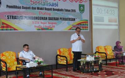 Paslon Paparkan Strategi Pembangunan Daerah Perbatasan