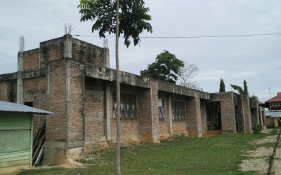 Kurang Ruang Belajar, SDN 028 Rambah Numpang di Kantor KNPI