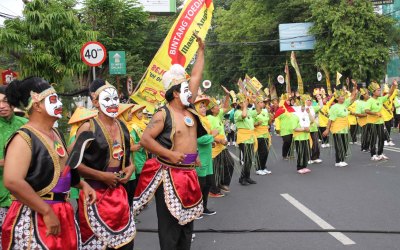 Kemeriahan Puncak Lomba Taman Herbal Bejo di Yogyakarta