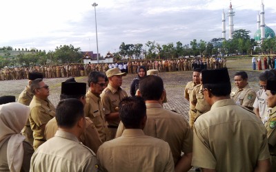 Jelang Ramadhan Bupati Rohul Bermaafan dengan Pegawai Pemkab