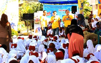 Konvermex Taja Lomba Mewarnai di SD 001 Rambah