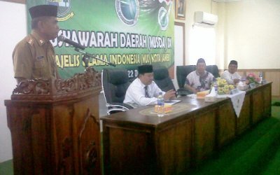 MUI Meminta Dukungan Dana ke Pemerintah Kota Jambi