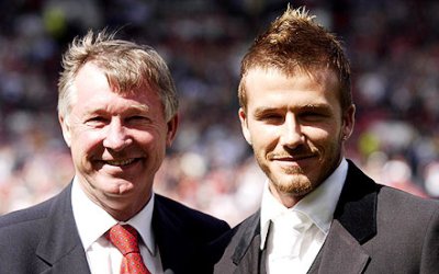 Beckham dan Sir Alex Bakal Reuni di Old Trafford