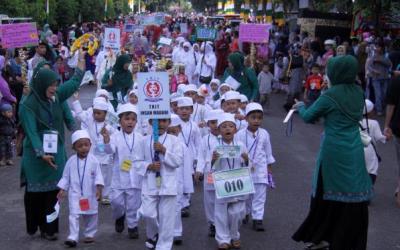 Awas Macet, Ramainya Karnaval 1 Muharam di Kota Jakarta