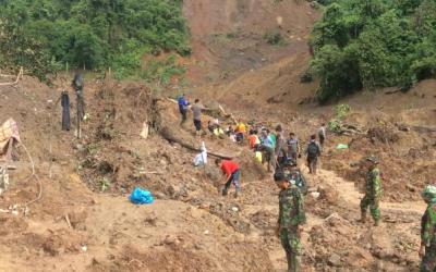 Pagi Ini Pencarian Korban Longsor Bengkulu Dilanjutkan