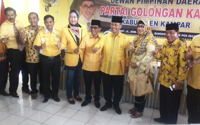 Zulher Ikut Penjaringan Bakal Calon Bupati dari Golkar Kampar