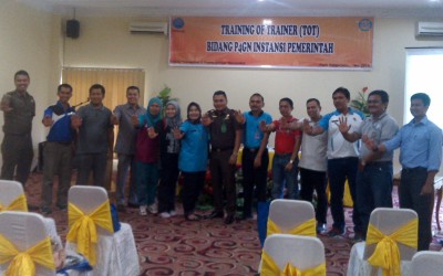 Training of Trainer Bidang P4GN Instansi Pemerintah