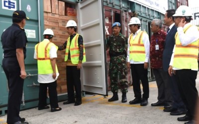 Jokwi Lepas Bantuan Kemanusiaan untuk Rohingya