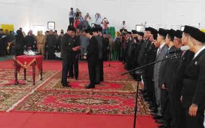 Bupati Rohil Janji Tetap Evaluasi Pejabat Eselon yang Dilantik