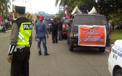 GMDK Bengkalis Geruduk Kantor KPU