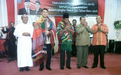 Walikota Jambi Pererat Silahturahmi Bersama Umat Kristiani