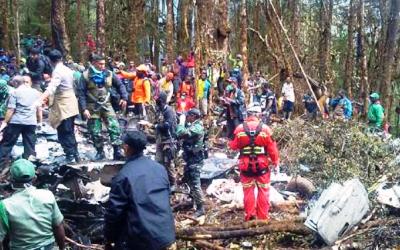 54 Jenazah Korban Trigana Masih di Oksob