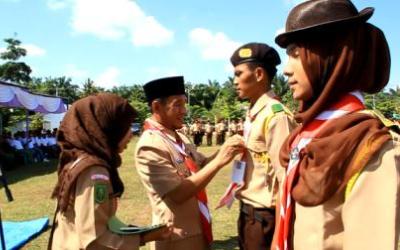 Wabup Rohul: Pramuka Bentuk Karakter Cerdas Berakhlak