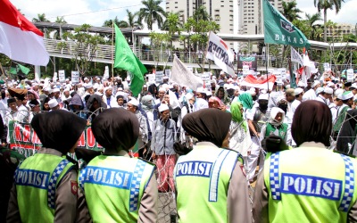 Demo Rizieq Diperiksa, 8 Anggota FPI Sesak Nafas dan Pusing