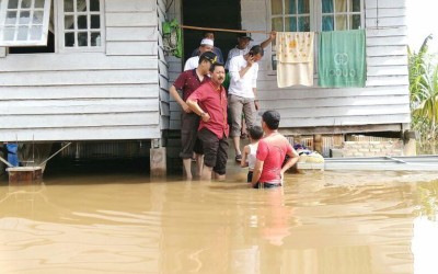 Kota Pekanbaru dan Kabupaten Rohul Kebanjiran