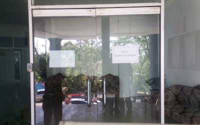 Kadis PU Belum Tahu Kantor Pakai Pintu Elektronik