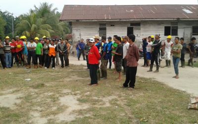 Ratusan Buruh Kebun PT SBAL Lanjutkan Mogok