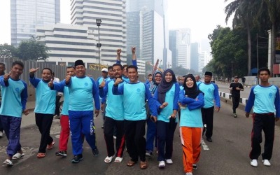 Pemuda Masjid Indonesia Kampanye Tolak LGBT di Car Free Day