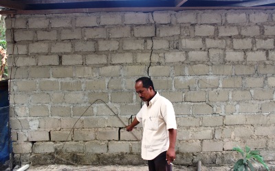 Akibat Ledakan, Rumah Warga Buluh Rampai Hancur