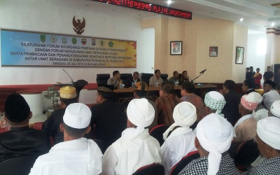 Bupati Rohil Minta Umat Beragama Saling Menghargai