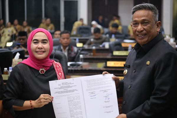 DPRD Rohul Resmi Sahkan Ranperda RPJMD Tahun 2025-2029